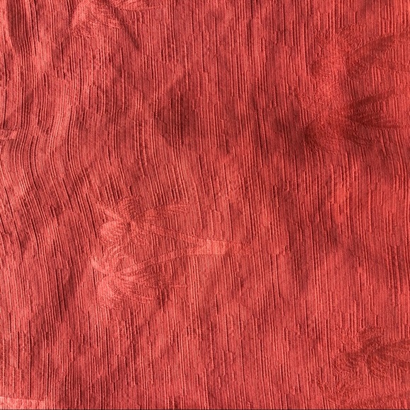 Vintage 60s Style Tiki Classics Coral Silk Capris - Picture 9 of 9